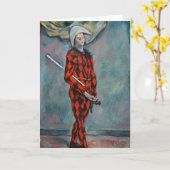 Paul Cezanne - Harlequin Karte (Gelbe Blume)