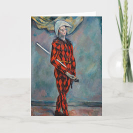 Paul Cezanne - Harlequin Karte