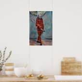 Paul Cezanne - Harlequin Poster (Küche)