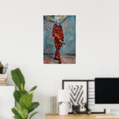 Paul Cezanne - Harlequin Poster (Heimbüro)