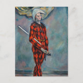 Paul Cezanne - Harlequin Postkarte (Vorderseite)