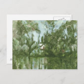Paul Cezanne | Haus an den Banken des Marne, 18 Postkarte (Vorne/Hinten)