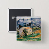 Paul Cezanne - Haus in Provence Button (Vorne & Hinten)
