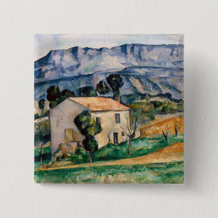 Paul Cezanne - Haus in Provence Button