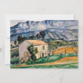 Paul Cezanne - Haus in Provence Dankeskarte (Vorderseite)