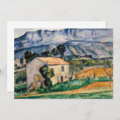 Paul Cezanne - Haus in Provence Dankeskarte (Vorne/Hinten)