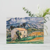 Paul Cezanne - Haus in Provence Einladung (Stehend Vorderseite)