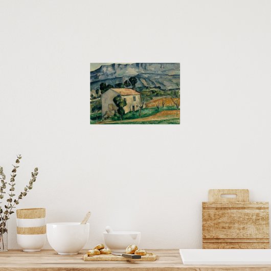 Paul Cezanne - Haus in Provence Poster (Küche)