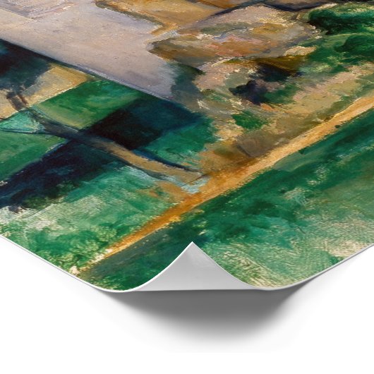 Paul Cezanne - Haus in Provence Poster (Ecke)