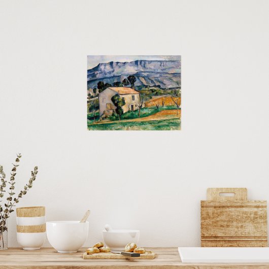 Paul Cezanne - Haus in Provence Poster (Küche)