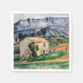 Paul Cezanne - Haus in Provence Serviette (Vorderseite)