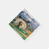 Paul Cezanne - Haus in Provence Serviette (Ecke)