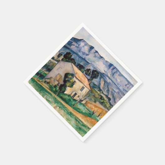 Paul Cezanne - Haus in Provence Serviette (Ecke)