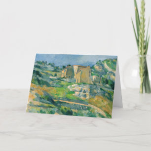 Paul Cezanne - Häuser in der Provence, Riaux-Tal Karte