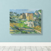 Paul Cezanne | Häuser in der Provence: The Riaux V Leinwanddruck (Insitu (Holzboden))