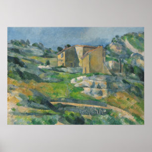 Paul Cezanne Häuser in der Provence: The Riaux V Poster