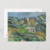 Paul Cezanne | Häuser in der Provence: The Riaux V Postkarte (Vorne/Hinten)