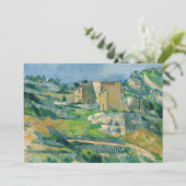 Paul Cezanne - Häuser in Provence, Riaux Valley Einladung (Stehend Vorderseite)