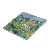 Paul Cezanne - Häuser in Provence, Riaux Valley Fliese (Seite)
