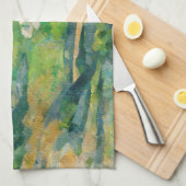 Paul Cezanne - Häuser in Provence, Riaux Valley Geschirrtuch (Viertel Falte)