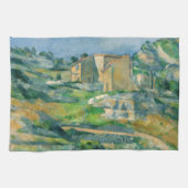 Paul Cezanne - Häuser in Provence, Riaux Valley Geschirrtuch (Horizontal)