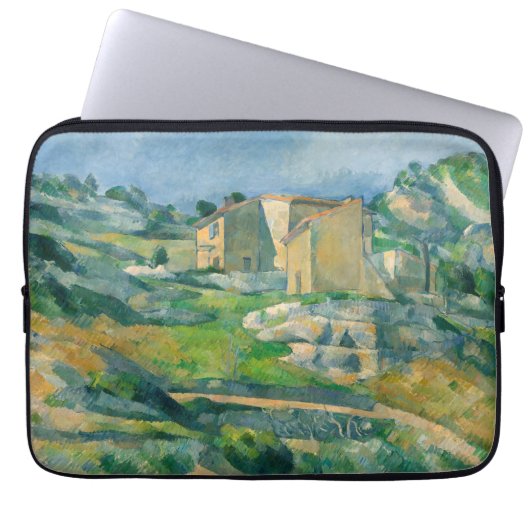 Paul Cezanne - Häuser in Provence, Riaux Valley Laptopschutzhülle (Vorderseite)