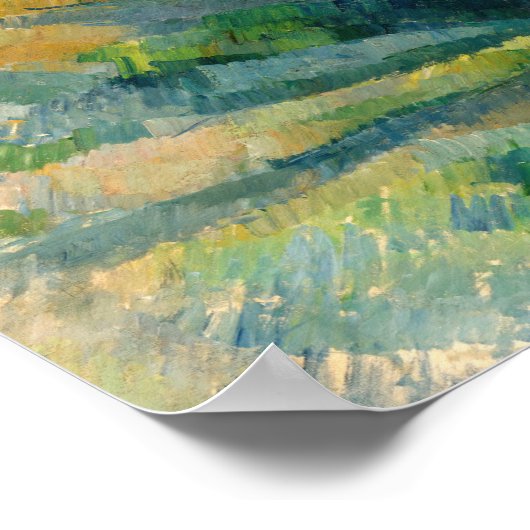 Paul Cezanne - Häuser in Provence, Riaux Valley Poster (Ecke)