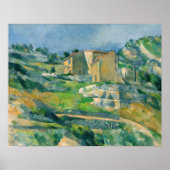 Paul Cezanne - Häuser in Provence, Riaux Valley Poster (Vorne)
