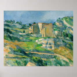 Paul Cezanne - Häuser in Provence, Riaux Valley Poster