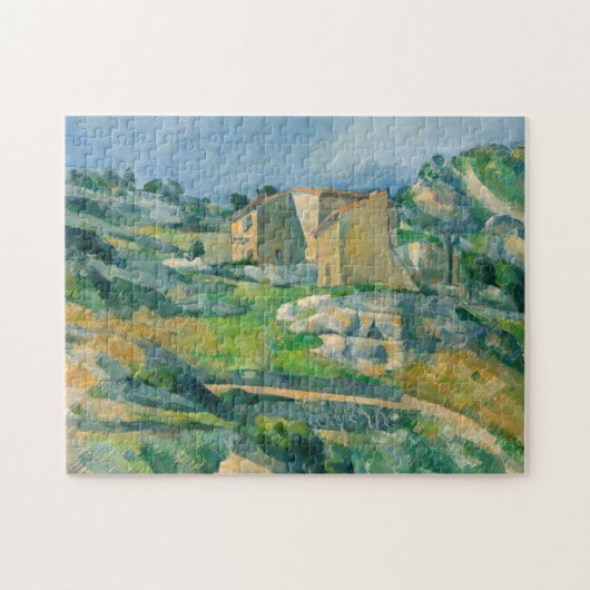 Paul Cezanne - Häuser in Provence, Riaux Valley Puzzle (Horizontal)