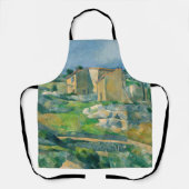 Paul Cezanne - Häuser in Provence, Riaux Valley Schürze (Vorderseite)