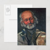Paul Cezanne Head of an Old Man, c.1866 Postkarte (Vorne/Hinten)