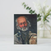 Paul Cezanne Head of an Old Man, c.1866 Postkarte (Stehend Vorderseite)