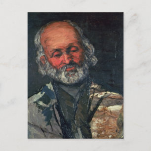 Paul Cezanne Head of an Old Man, c.1866 Postkarte