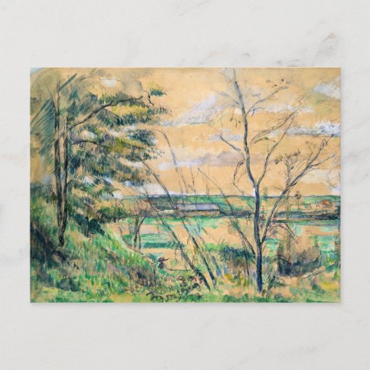 Paul Cezanne im Oise Valley Postkarte (Vorderseite)