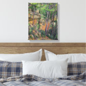 Paul Cezanne | Im Park des Schlosses Noir, c.1896 Leinwanddruck (Insitu (Schlafzimmer))