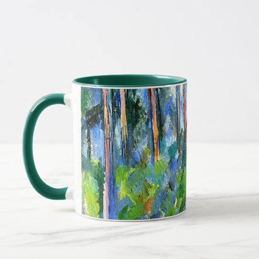 Paul Cezanne: Im Wald, Gemälde von Cezanne Mu Tasse (Links)