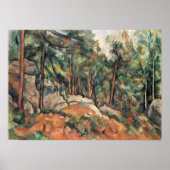 Paul Cezanne - Im Wald Poster (Vorne)