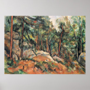 Paul Cezanne - Im Wald Poster