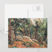 Paul Cezanne - Im Wald Postkarte (Vorne/Hinten)