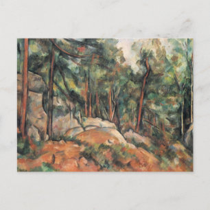 Paul Cezanne - Im Wald Postkarte