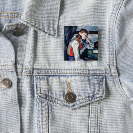 Paul Cezanne - Junge im Roten Westen Button (Beispiel)