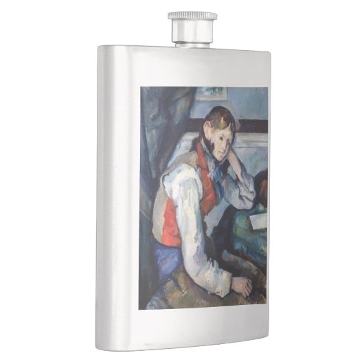 Paul Cezanne - Junge im Roten Westen Flachmann (Rechts)