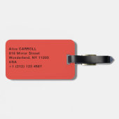 Paul Cezanne - Junge im Roten Westen Gepäckanhänger (Rückseite horizontal)