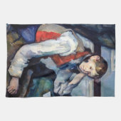 Paul Cezanne - Junge im Roten Westen Geschirrtuch (Horizontal)