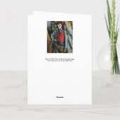 Paul Cezanne - Junge im Roten Westen Karte (Rückseite)