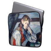 Paul Cezanne - Junge im Roten Westen Laptopschutzhülle (Vorderseite Links)