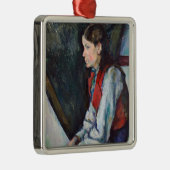 Paul Cezanne - Junge im Roten Westen Ornament Aus Metall (Rechts)