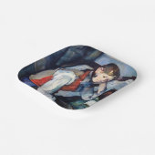 Paul Cezanne - Junge im Roten Westen Pappteller (Gewinkelt)