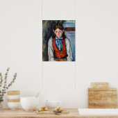 Paul Cezanne - Junge im Roten Westen Poster (Küche)